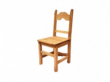 Scaun Rustic Marie, lemn masiv, Inaka Flaveur, 40 x 42 x 91 cm - Img 3