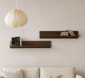 Set mobila living Colonial din lemn masiv tei, 5 piese, finisaj maro - Img 5