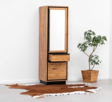 Set Mobilier Hol Lemn masiv Mexicana, 3 piese, 160 x 45 x 200 cm - Img 7