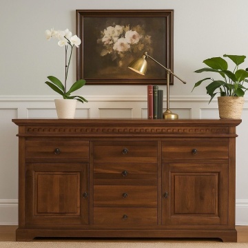 Bufet Living Colonial lemn masiv tei, 160 x 46 x 94 cm