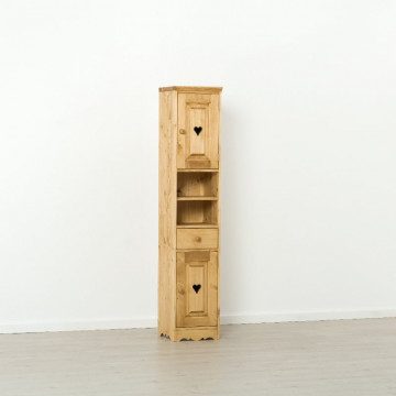 Dulap de baie Rustic Cabana din lemn masiv, 35 x 38 x 180 cm - Img 6