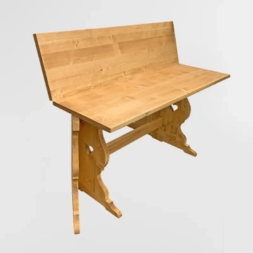 Masa / Consola rustica Garofita lemn masiv, 120 x 80 x 75 cm - Img 2