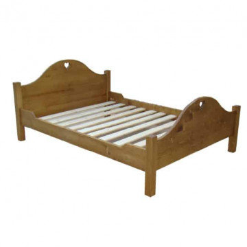 Pat Camelia din lemn masiv, 90 cm, 140 cm sau 160 x 200 cm - Img 2