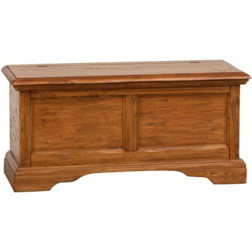 Cufar Dolce Toscana nuc antik lemn masiv de tei, 100 x 38 x 48 cm - Img 4