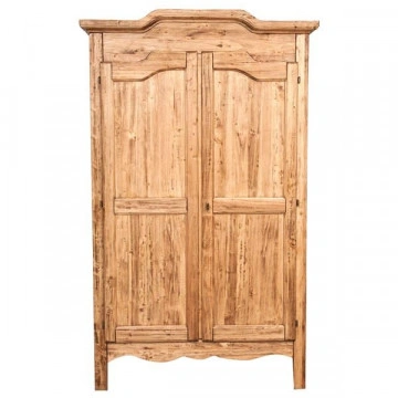 Dulap Artizan Dolce Toscana, lemn masiv de tei, natur antik, 127 x 59 x 204 cm - Img 6
