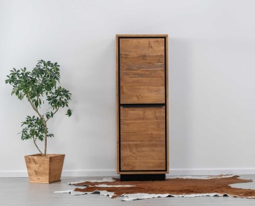 Dulap Lemn masiv Mexicana cu 1 usa, 60 x 55 x 170 cm - Img 3