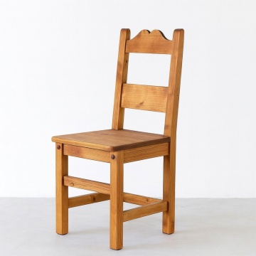 Scaun Rustic Apuseni din lemn masiv, 40 x 42 x 91 cm - Img 2