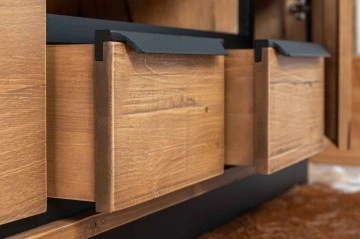 Set Mobilier Living Lemn masiv Mexicana, 4 piese, 305 x 40 x 200 cm - Img 6