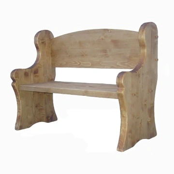 Bancuta Rustica Doina, lemn masiv, 100 x 45 x 100 cm - Img 2