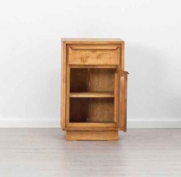 Comoda Lemn Masiv Mexicana, 1 usa si 1 sertar, 52 x 45 x 85 cm - Img 2