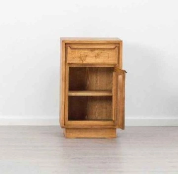 Comoda Lemn Masiv Mexicana, 1 usa si 1 sertar, 52 x 45 x 85 cm - Img 2