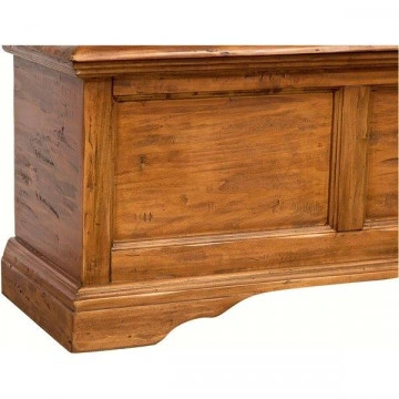 Cufar Dolce Toscana nuc antik lemn masiv de tei, 100 x 38 x 48 cm - Img 5