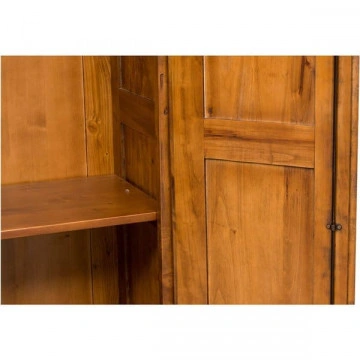 Dulap Toscana cu 2 usi lemn masiv tei, nuc antik, 100 x 50 x 210 cm - Img 3
