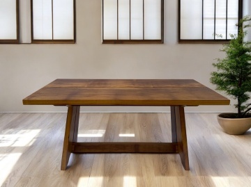 Masă Dining Makambi Lemn Masiv, 140 × 80 × 76 cm, alege esenta si marimea - Img 2