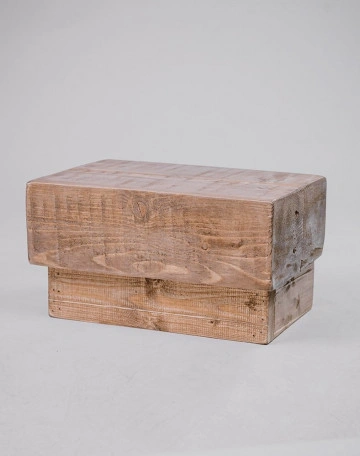 Noptiera Chania, lemn masiv pin, 50 x 38 x 25 cm - Img 2