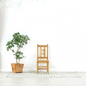 Scaun Ecuador Lemn masiv rustic, 42 x 43 x 101 cm - Img 2