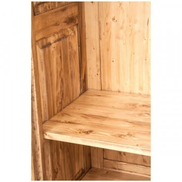Dulap Artizan Dolce Toscana, lemn masiv de tei, natur antik, 127 x 59 x 204 cm - Img 4