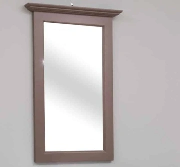 Oglinda lemn masiv pentru hol sau baie, 64 x 8 x 100 cm - Img 2