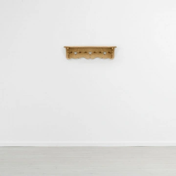 Cuier cu 6 agatatori Cabana lemn masiv rustic, 89 x 21 x 22 cm - Img 3