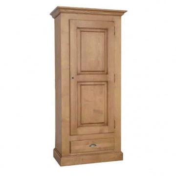 Dulap Apuseni cu 1 usa si 1 sertar lemn masiv 86 x 48 x 185 cm - Img 2