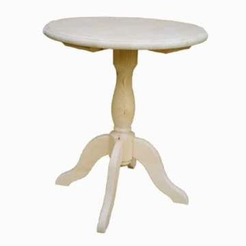 Masuta rotunda Veronica lemn masiv, Ø 60 x H 70 cm - Img 2