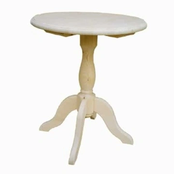 Masuta rotunda Veronica lemn masiv, Ø 60 x H 70 cm - Img 2