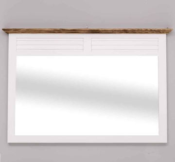 Oglinda Azore lata lemn masiv, 150 x 8 x 100 cm - Img 1