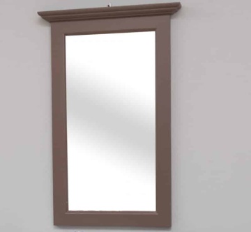 Oglinda lemn masiv pentru hol sau baie, 64 x 8 x 100 cm - Img 3