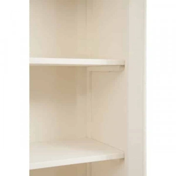 Bufet cu vitrina Toscana Charme 2 x 3 usi lemn masiv tei, alb unt + natur antik, 175 x 41 x 207 cm - Img 3