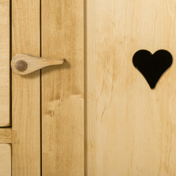 Comoda Rustic Love 1 usa si 3 sertare, Lemn masiv rustic, 84 x 42 x 89 cm - Img 6