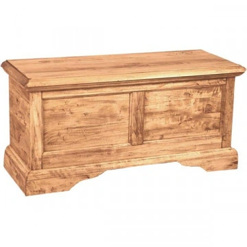 Cufar Dolce Toscana natur antik lemn masiv de tei, 100 x 38 x 48 cm