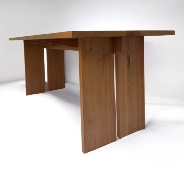 Masă Dining Makena lemn masiv cires, 140 x 80 cm, alege esenta si marimea