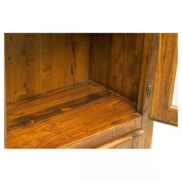 Vitrina Toscana cu 2 x 2 usi nuc antik lemn de tei, 120 x 37 x 197 cm - Img 4