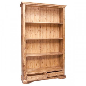 Biblioteca Dolce Toscana lemn de tei natur antik, 109 x 36 x 180 cm - Img 3