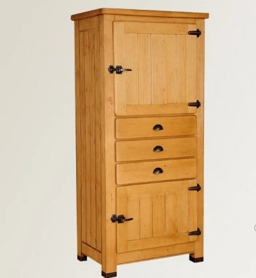 Dulap Montana lemn masiv, 2 usi si 3 sertare, 75 x 56 x 185 cm