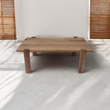 Masuta de living Mapigano lemn masiv stejar, 110 × 54 × 40 cm, alege esenta