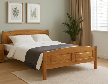 Pat Dalia din lemn masiv 90 cm, 140 cm sau 160 x 200 cm