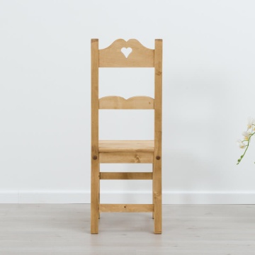 Scaun Rustic Cabana lemn masiv, 40 x 42 x 101 cm - Img 4