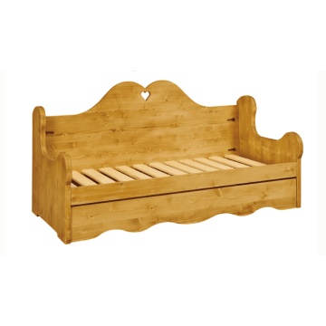 Structura Canapea Rustica din lemn masiv, model extensibil