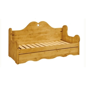 Structura Canapea Rustica din lemn masiv, model extensibil