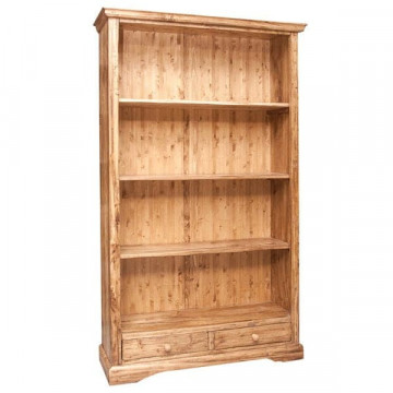 Biblioteca Dolce Toscana lemn de tei natur antik, 109 x 36 x 180 cm - Img 4