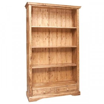 Biblioteca Dolce Toscana lemn de tei natur antik, 109 x 36 x 180 cm - Img 4