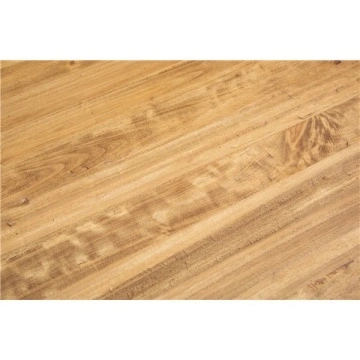 Bufet cu vitrina Dolce Toscana natur antik lemn masiv de tei, 172 x 38/50 x 226 cm - Img 5