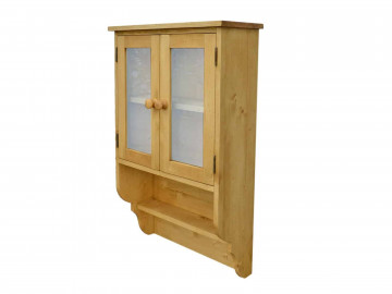 Corp de vitrina suspendabil lemn masiv Apuseni, 62 x 24 x 100 cm - Img 3
