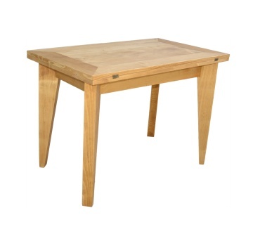 Masa extensibila Mara, platou culisant lemn masiv, 90/110 x 55 cm - Img 6