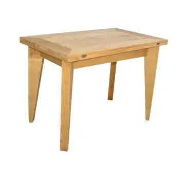 Masa extensibila Mara, platou culisant lemn masiv, 90/110 x 55 cm - Img 6