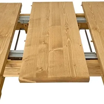 Masa rustica Manole Lemn Masiv, de 4 x extensibila 180/360 x 90 cm - Img 6