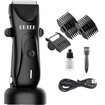 Mașină de tuns și ras BodyPerfect Qutek, cu LED și încărcare wireless.