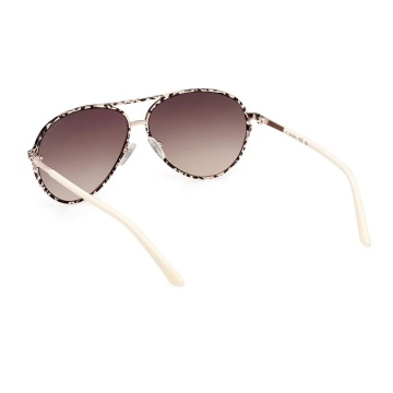 Ochelari de Soare Dama GU7847 33F – Aviator cu Print Animal Leo, Lentile Maro Gradient UV3 - Img 5