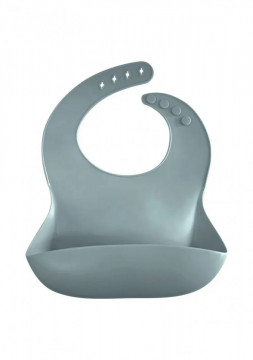 Set hranire bebelusi si copii QuTek, pentru diversificare din silicon BPA free, 6+ luni, farfurie, bol, bavetica, tacamuri, canuta cu pai, albastru marin - Img 3